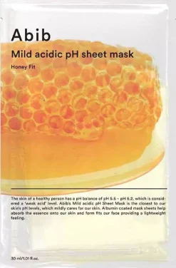 Abib Mild Acidic Ph Sheet Mask Honey Fit 10-Pack 30 g