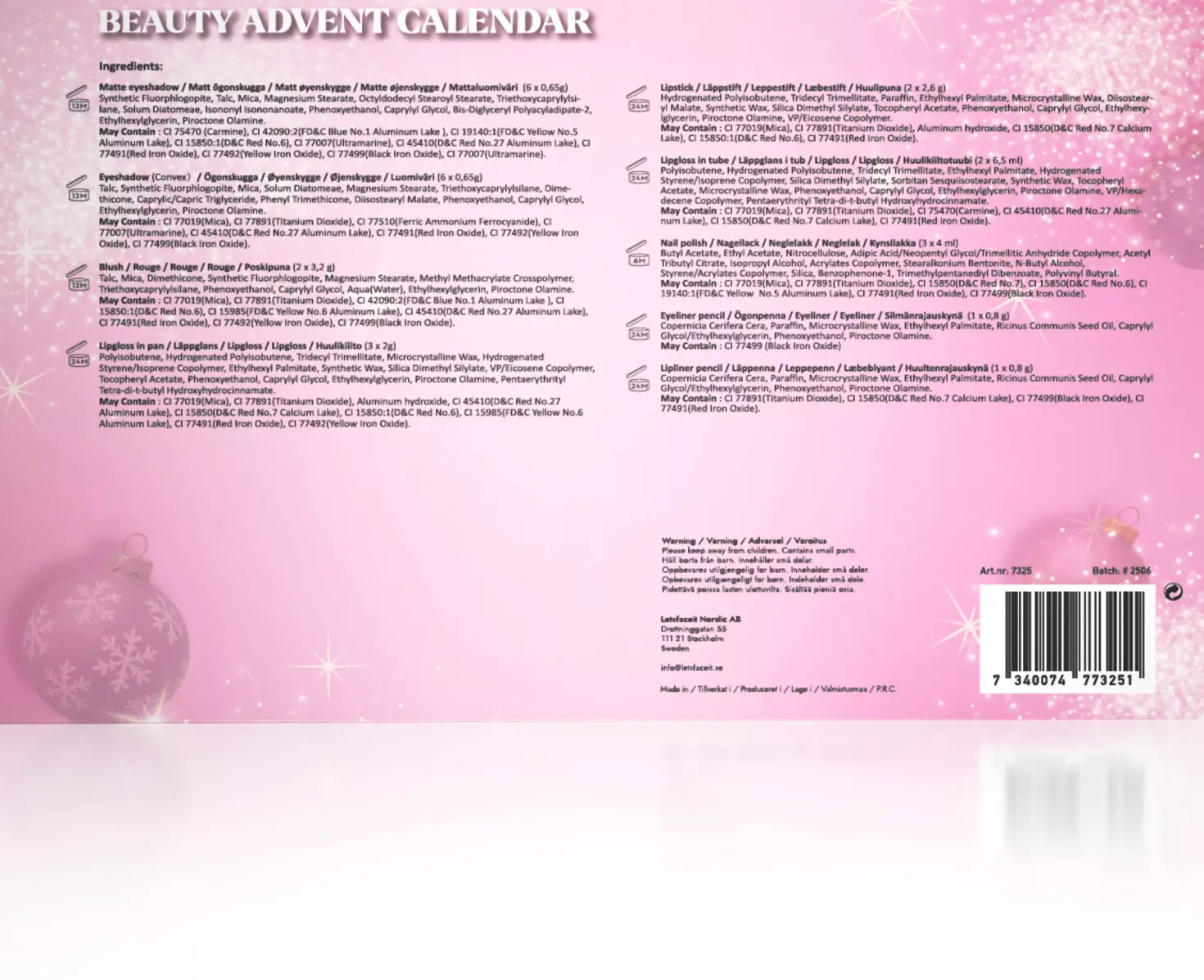 Advent Calendar Pink Dream