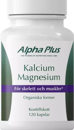 Alpha Plus Kalcium Magnesium 120 stk