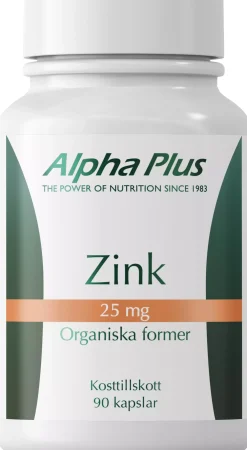 Alpha Plus Zink 25 mg 90 Caps