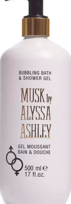 Alyssa Ashley Musk Bubbling Bath & Shower Gel 500 ml