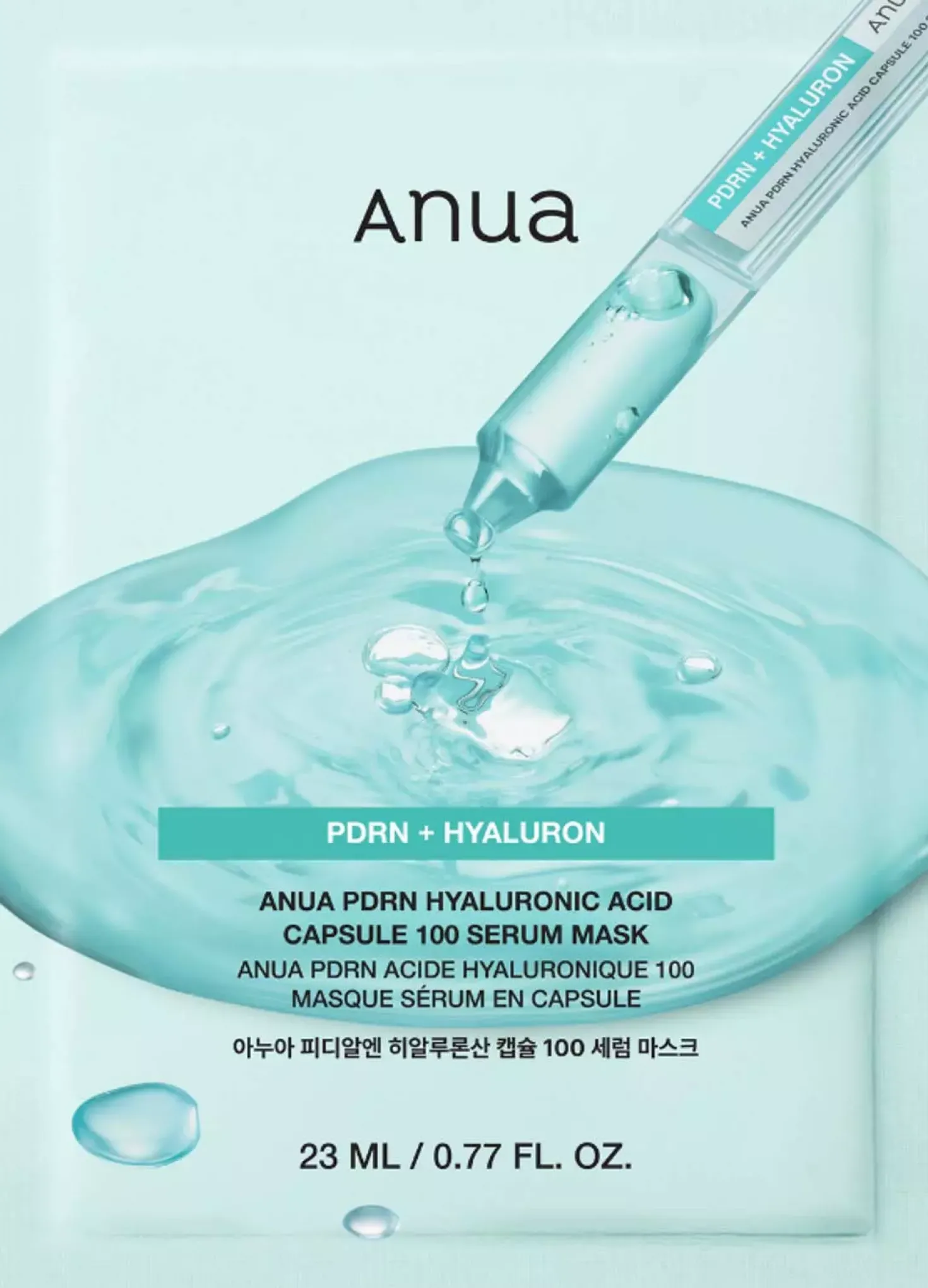 ANUA PDRN Hyaluronic Acid Capsule 100 Serum Mask 25 ml