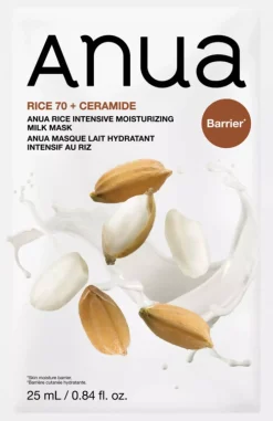 ANUA Rice 70 Intensive Moisturizing Milk Mask 25 ml