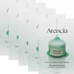 Arencia Holy Hyssop Sheet Mask 5 stk