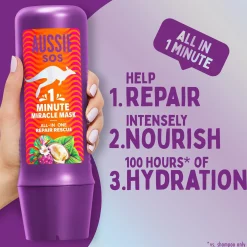 Aussie SOS 1 Minute Miracle All In One Repair Rescue Mask 250 ml
