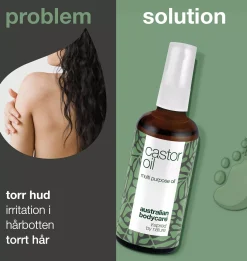 Australian Bodycare Castor Oil for skin, hair, eyebrows & lashes 100 ml