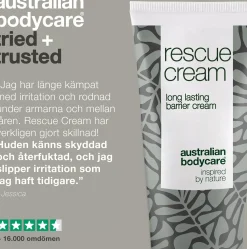 Australian Bodycare Rescue cream long lasting barrier cream 100 ml