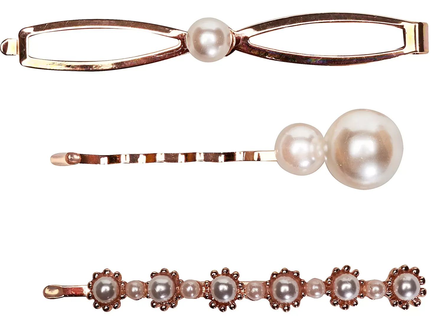 Avalea Clip pearls 3 pcs