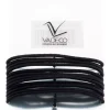 Avalea thin hair ties 12 pcs no metal 2mm brown