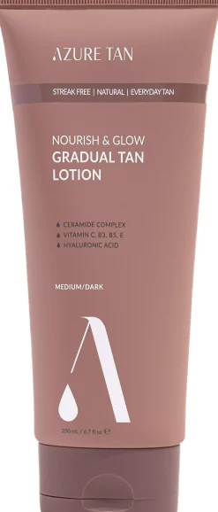 Azure Tan Nourish & Glow Gradual Tan Lotion Light/ Medium