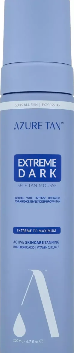 Azure Tan Self Tan Mousse Violet Base Extreme Dark