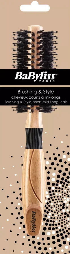 BaByliss Paris Accessories 791967 Brushing & Style Boar Bristle Brush 18mm