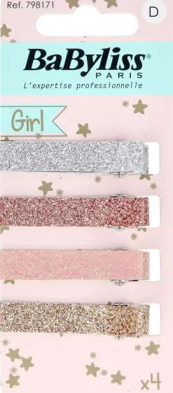 BaByliss Paris Accessories Hair Clips Glitter Kids 4 pcs