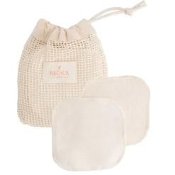 BACHCA 7 reusable makeup remover pads + laundry bag