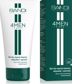 Bandi 4MEN Care Face, hair and beard cleansing gel 150 ml
