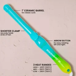 Beachwaver B1 Neon Ocean Ombre - 1 Inch Curling Iron