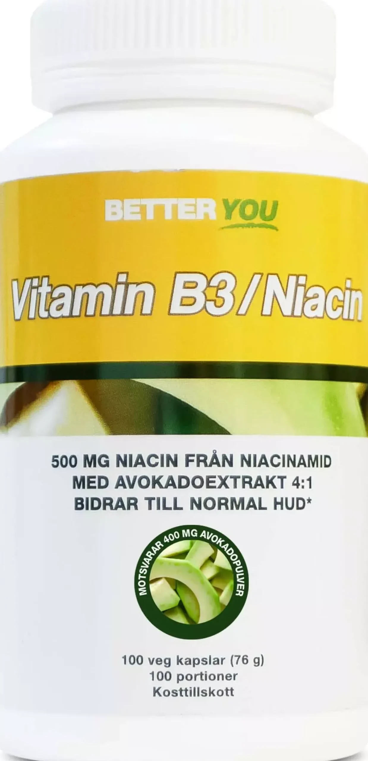 Better You Vitamin B3 / Niacin 100 stk