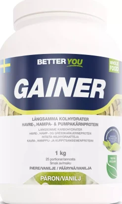 Better You Whole Food Gainer Päron/Vanilj 1000 g