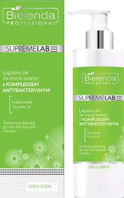 Bielenda Professional SUPREMELABSEBIO DERM Gentle Cleansing Gel Anti-Bacterial Complex 190 g
