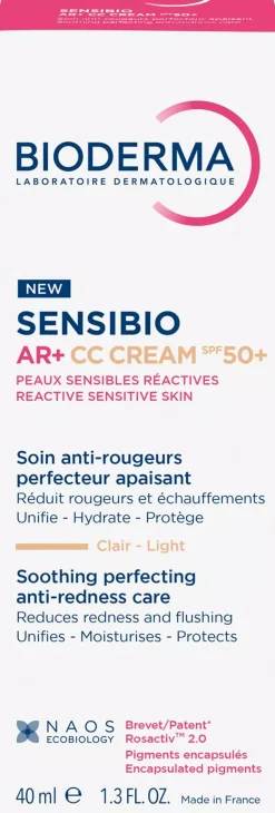 BiodermaSensibio AR+ CC Cream SPF50+