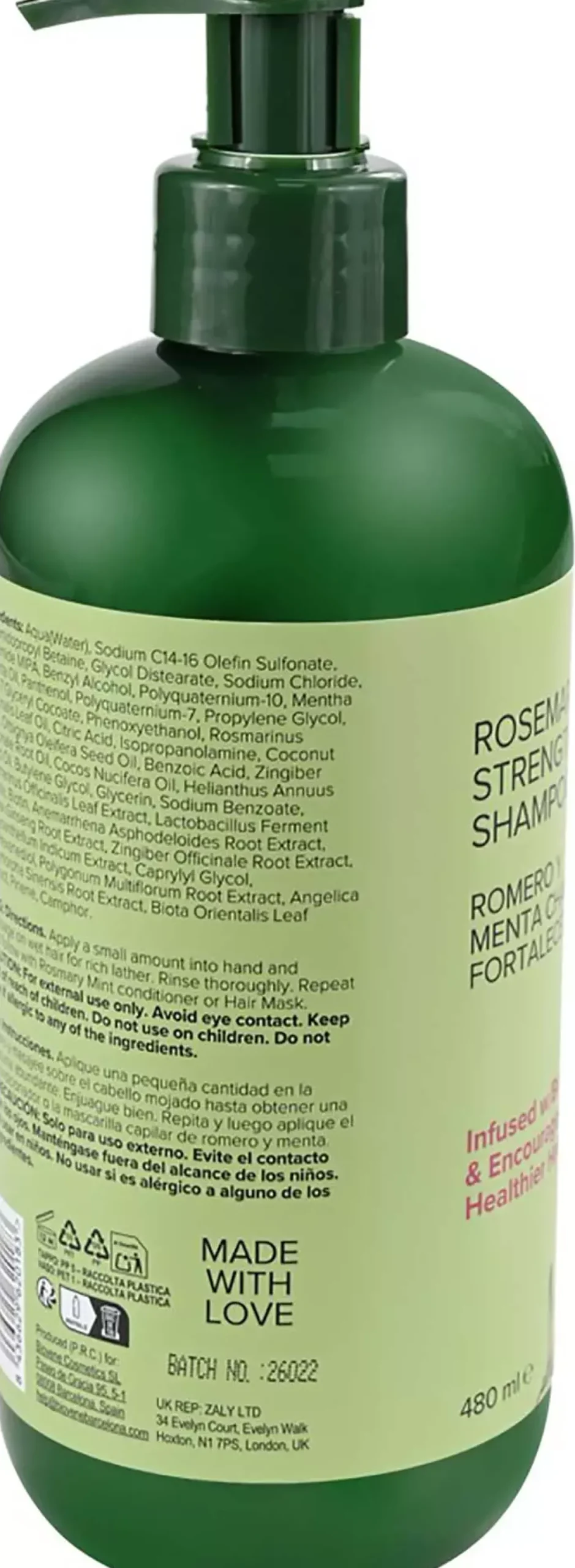 BiovèneB - BEST HAIR Rosemary Mint Strengthening Hair Masque 380 ml