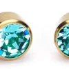 BlomdahlGolden Titanium Bezel 6 mm, Turquoise