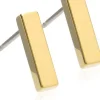 BlomdahlGolden Titanium Pendant Plain Straight 10 mm