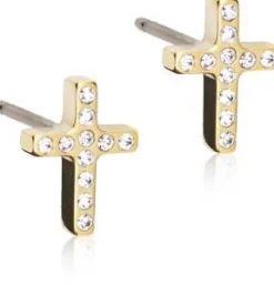 Blomdahl GT Brilliance Cross 8 mm, Crystal