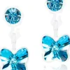 BlomdahlMedical Plastic Pendant Butterfly 4/5mm Aquamarine