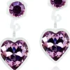 BlomdahlMedical Plastic Pendant Heart 6mm Light Rose