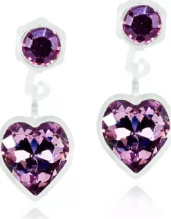 BlomdahlMedical Plastic Pendant Heart 6mm Light Rose