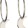 BlomdahlNatural Titanium Ear Ring 14 mm Penda Moon 8 mm