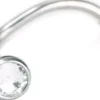 Blomdahl Nässmycke Silver Bezel Crystal 3mm