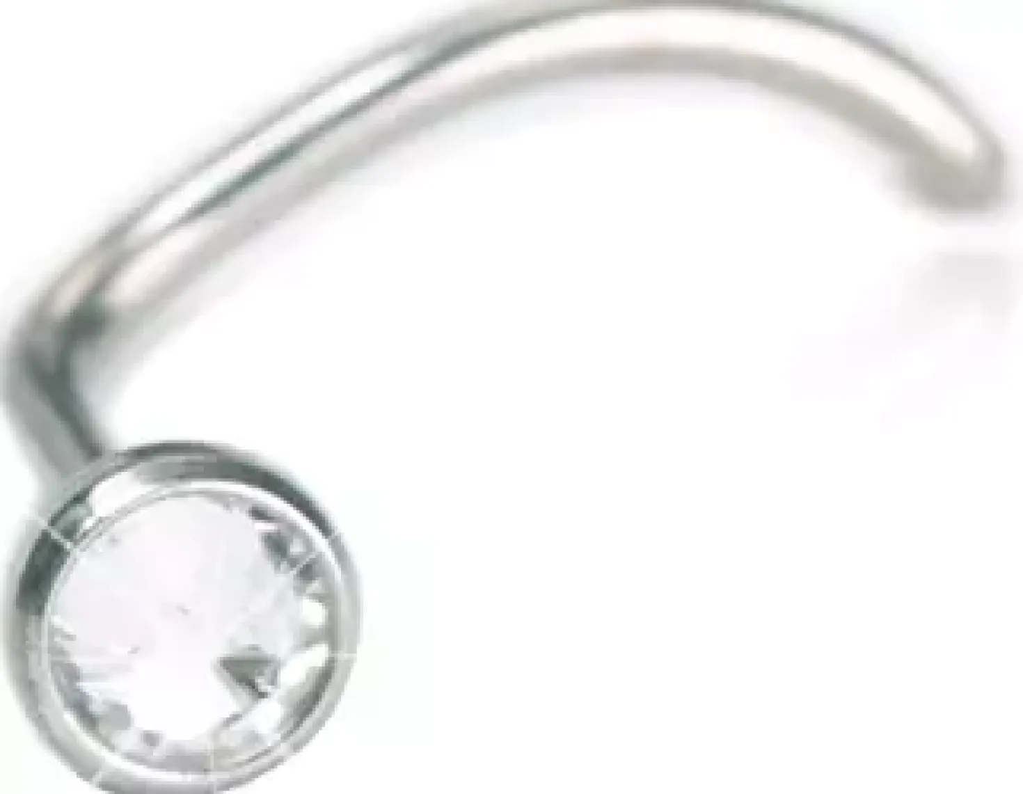Blomdahl Nässmycke Silver Bezel Crystal 3mm