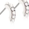 Blomdahl NT Pendant Mixed Curved 10 mm, Crystal/white