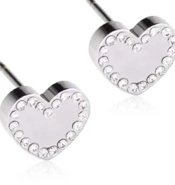 BlomdahlSilver Titanium Brilliance Sweetheart 8 mm, Crystal