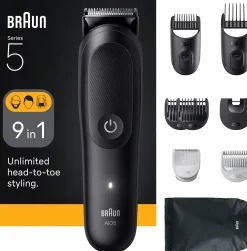 Braun All-In-One Style Kit Series 5 MGK5440 10-in-1 Kit for Men
