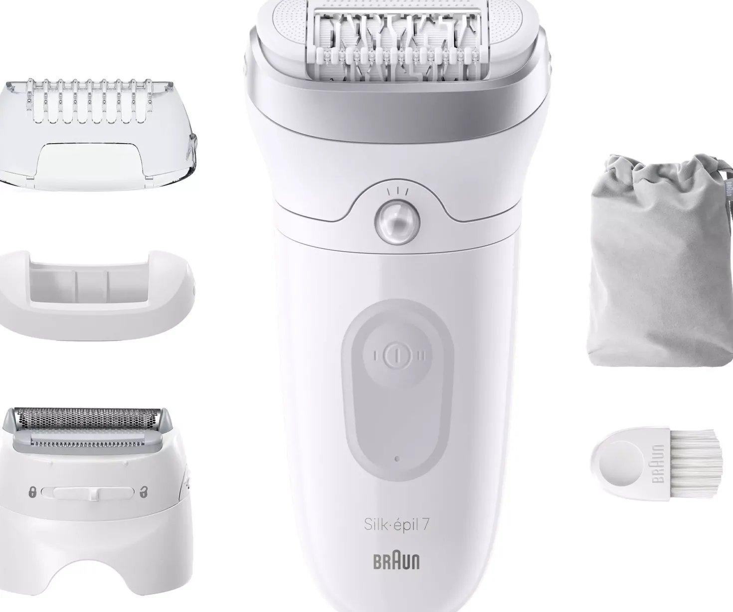 Braun Silk-épil 7 Epilator For Easy Hair Removal Lasting Smooth Skin 7-041
