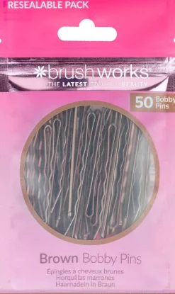 Brushworks Brown Bobby Pins