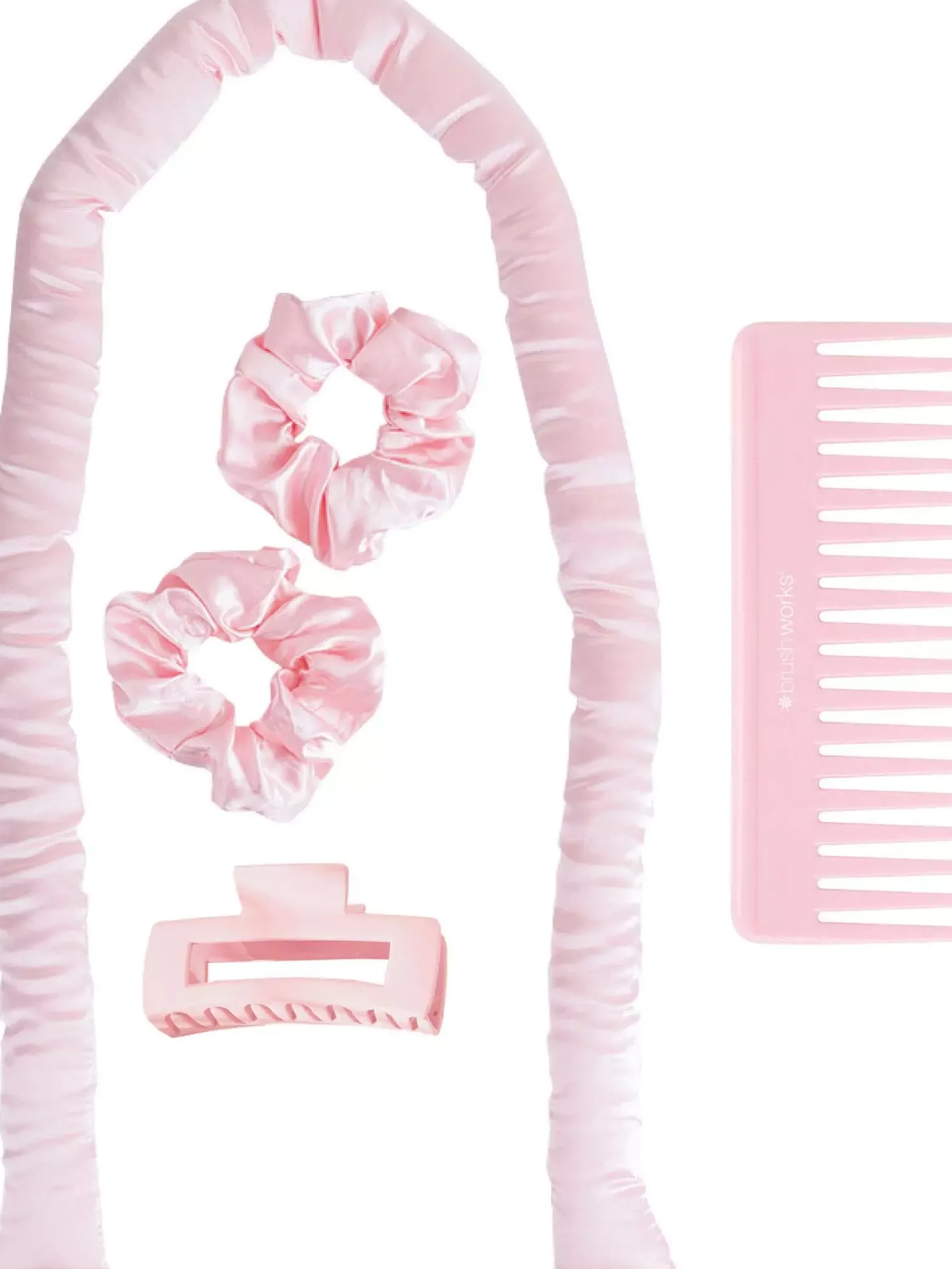 Brushworks Heatless Hair Curling Set