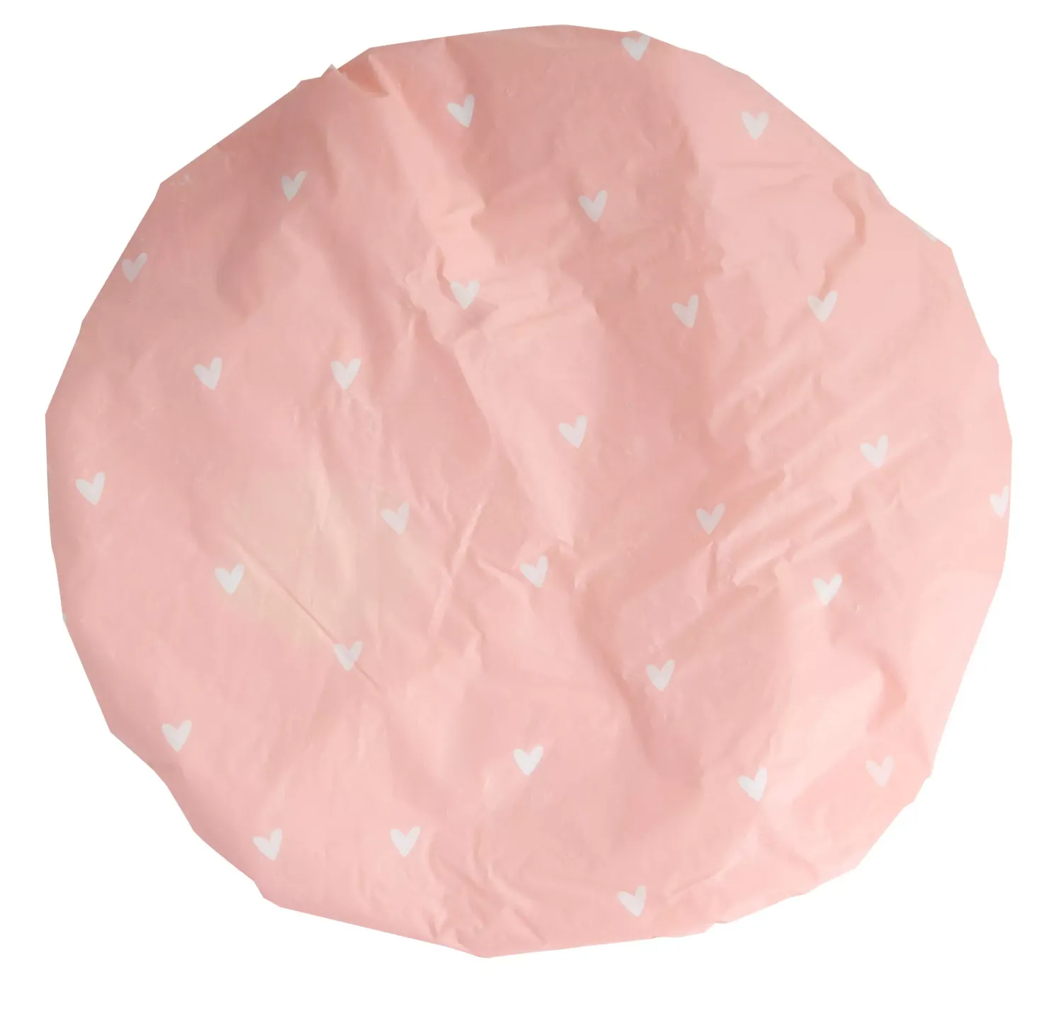 Brushworks Reversible Shower Cap Heart Pattern
