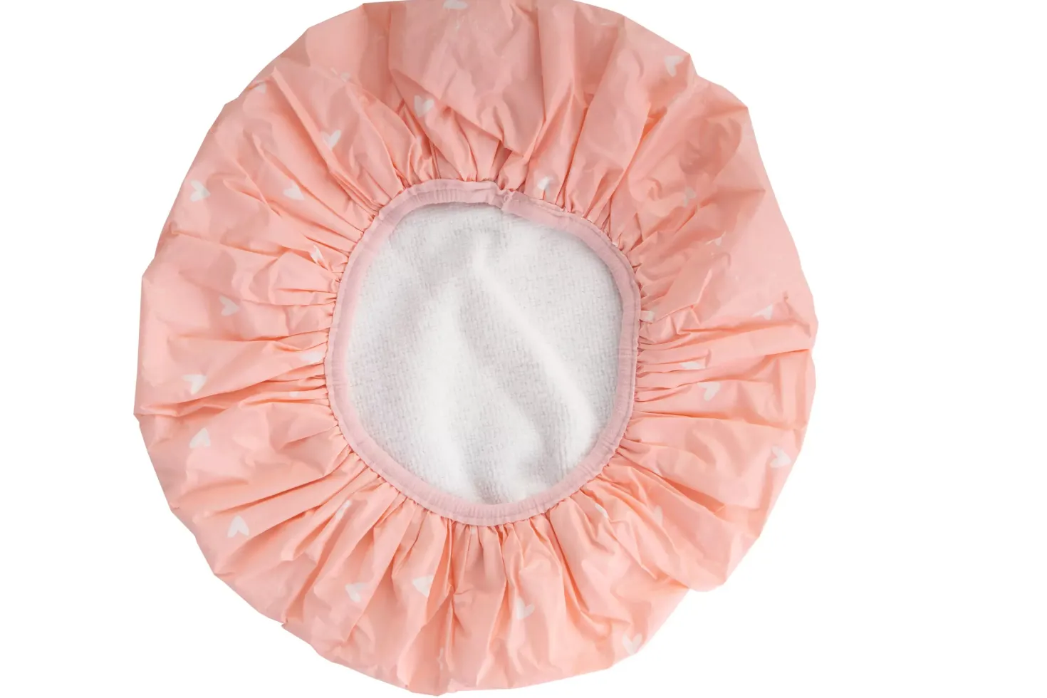 Brushworks Reversible Shower Cap Heart Pattern