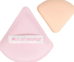 Brushworks Triangular Pillow Puff Duo