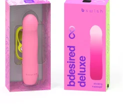B Swish Bdesired Infinite Deluxe Pink Vibrator