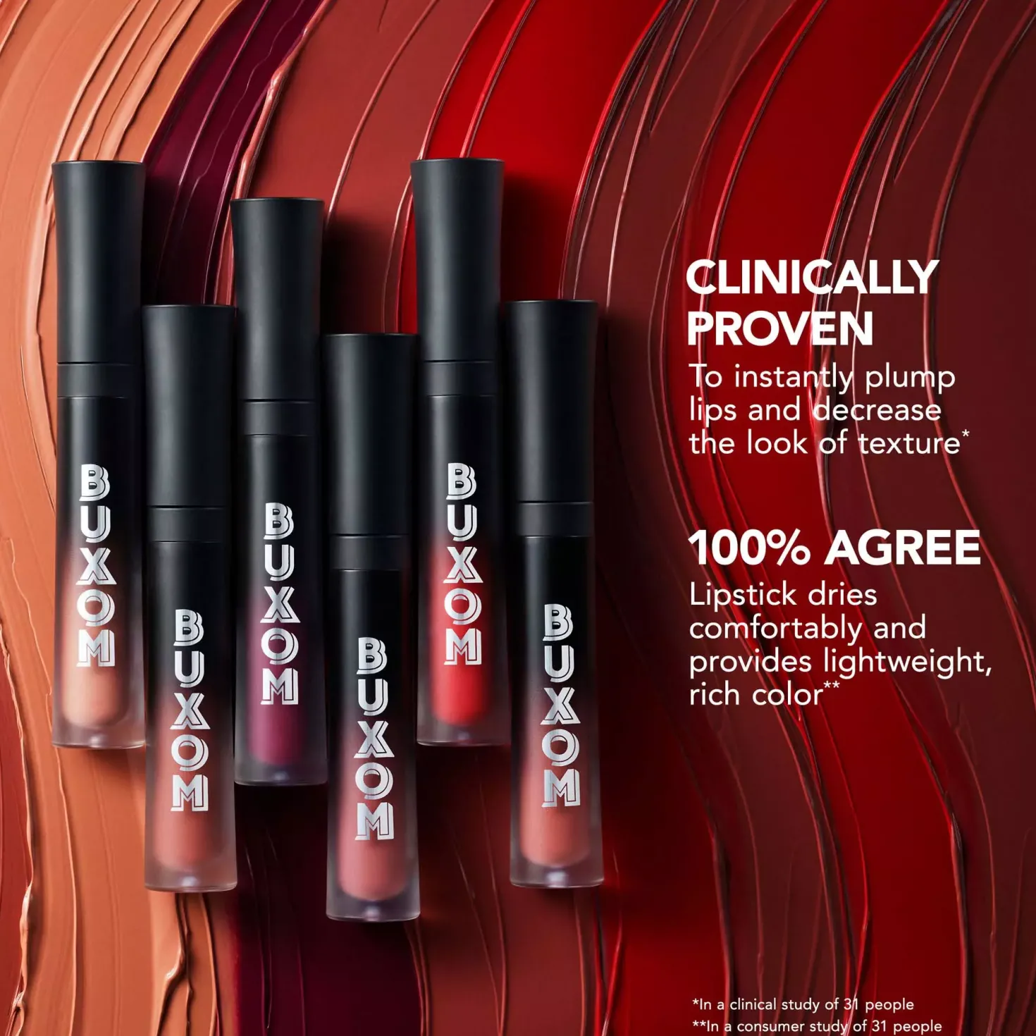 BUXOM Full On Plumping Lipstick Matte Red Hot