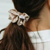 ByBarb Silk Hair Scrunchie Beige