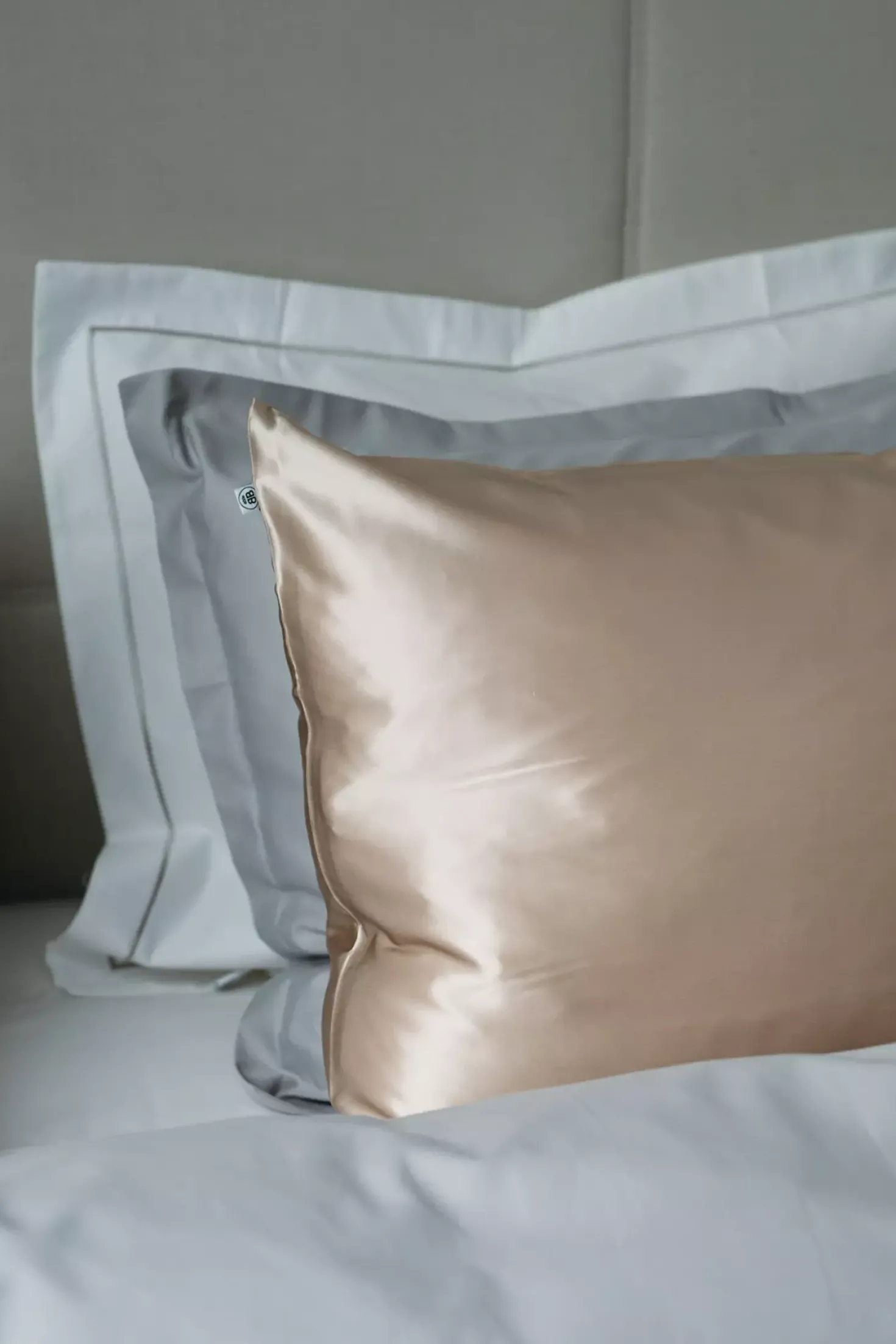 ByBarb Silk Pillow Case Dark Grey