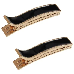 By Lyko Enameled Metal Hair Clips White