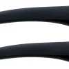 By Lyko 2-pack Rubberized Mini Clips Black