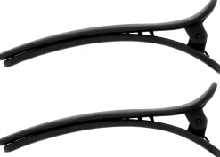 By Lyko 2-pack Rubberized Mini Clips Black